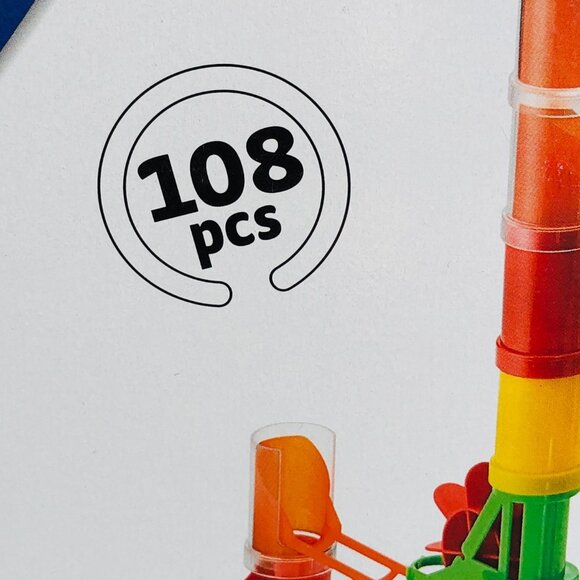 Quercetti  108 Pcs Migoga Marble Run Super  New Sealed For Age 4-10 Years Old - Picture 14 of 14